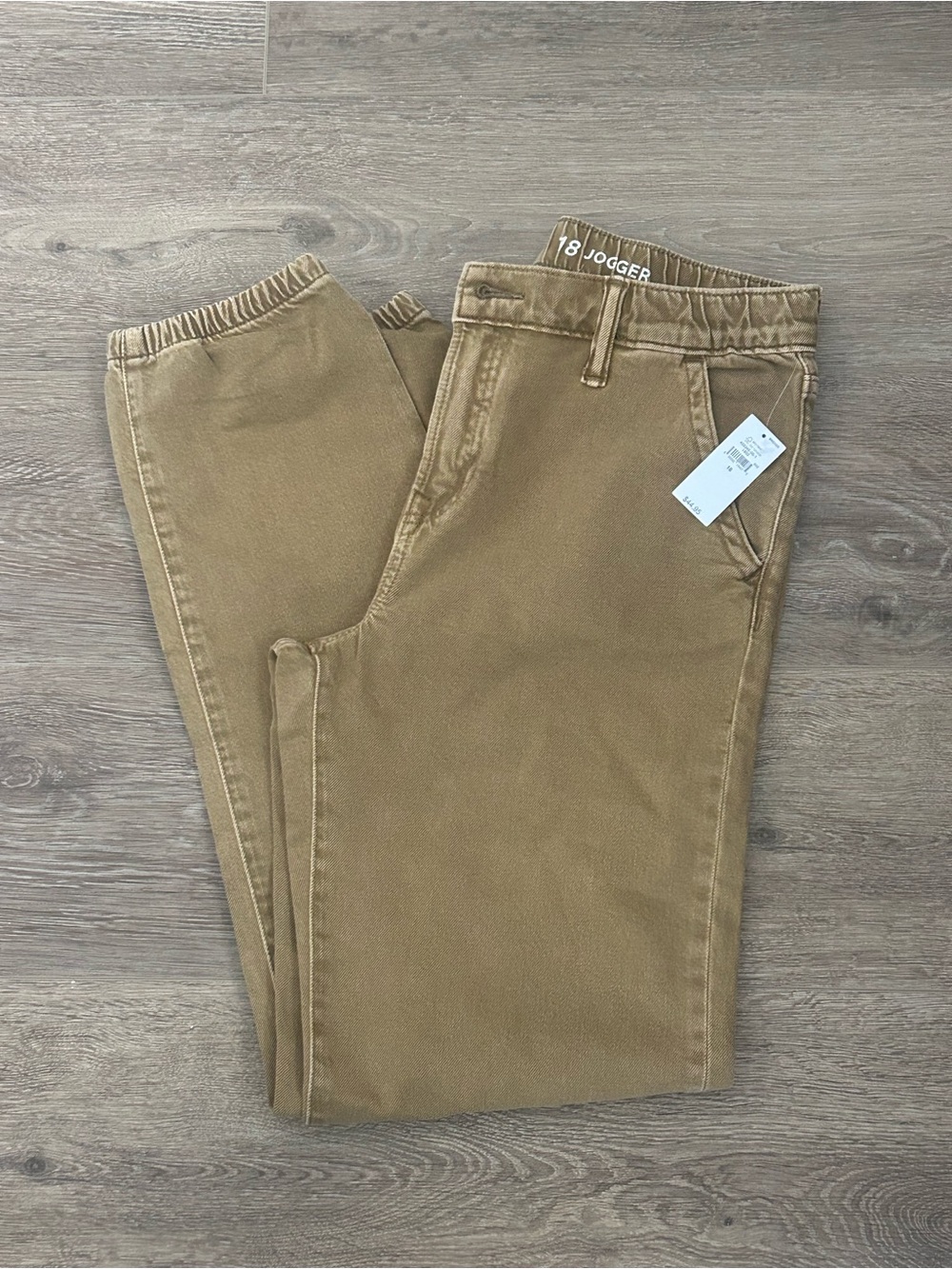 Gap Kids jeans. Jogger style leg opening. Size 18.  Elastic Waist.